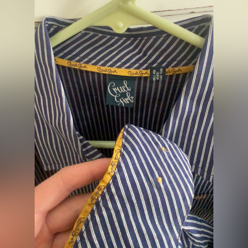 Cruel girl button down shirt